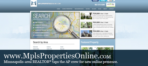 Screenshot of MPLS Real Estate Website